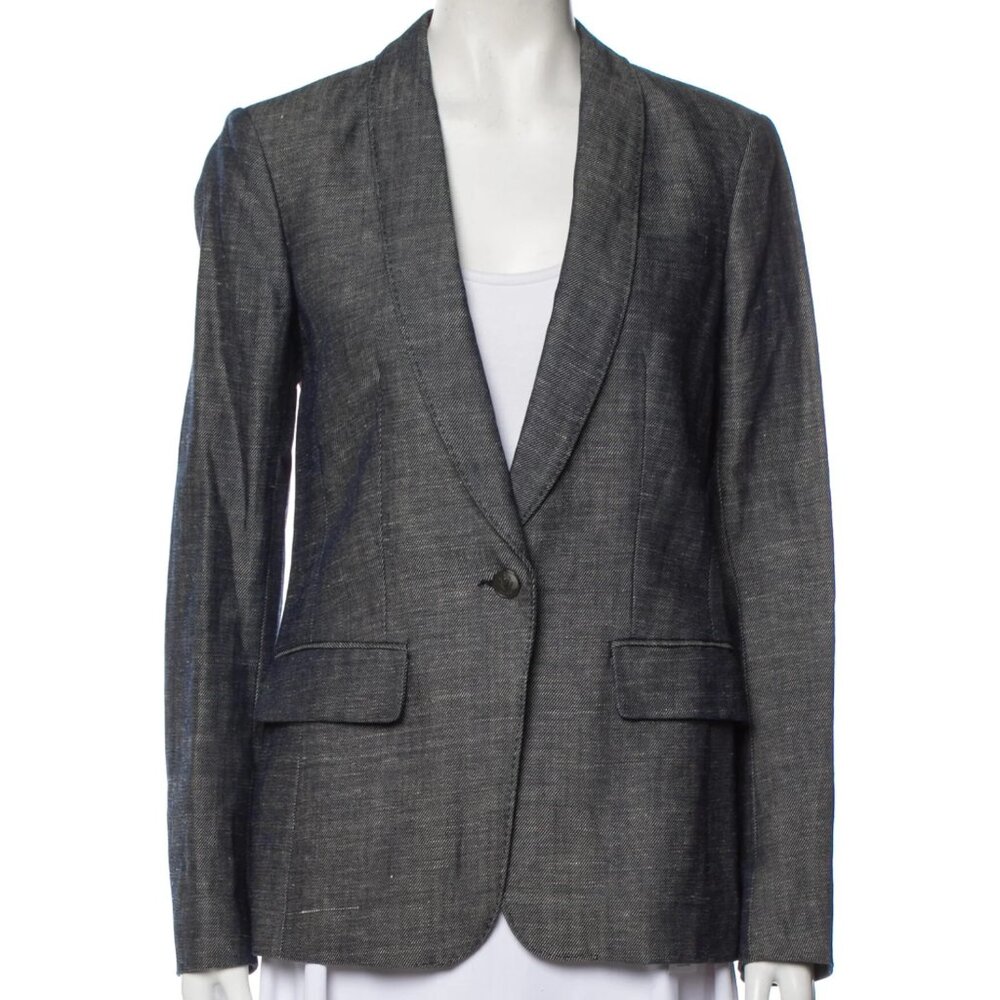 Rag & Bone Tweed Pattern Blue Blazer (US 2)